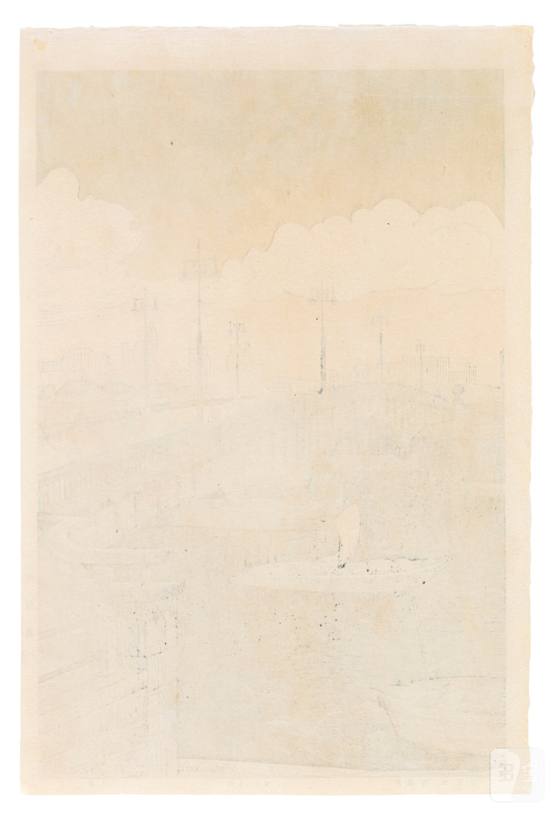 Noël Nouët (1885-1969) | The complete set of Scenes of Tokyo, Twenty-four Views (Tokyo fukei zen nijuyonmai) | Showa period, 20th century - 图26